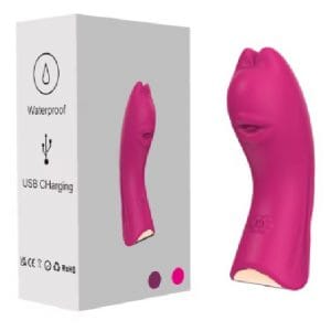 Rechargeable Clitoral G Spot Finger Vibrator 10 Speed